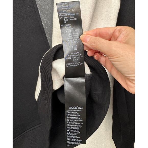 Neil Barrett men’s sweater black/off-white US L lightning bolt - Picture 9 of 12